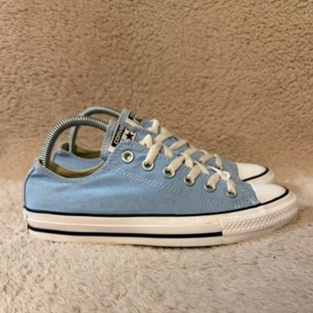 Converse Chuck Taylor All Star Womens Light Blue Canvas Sneakers 149524F Size 8